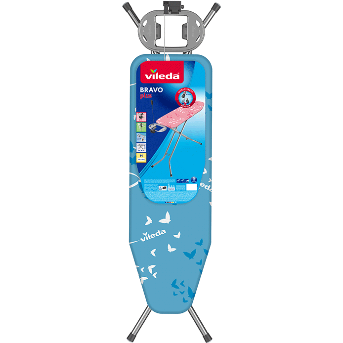 Vileda Bravo Plus Ironing Board -  Extra stable and made of high-quality cotton
