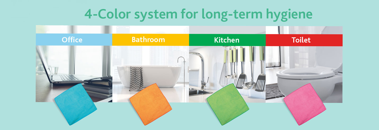 hygiene-concept/colour-coding | Vileda Middle East & Africa