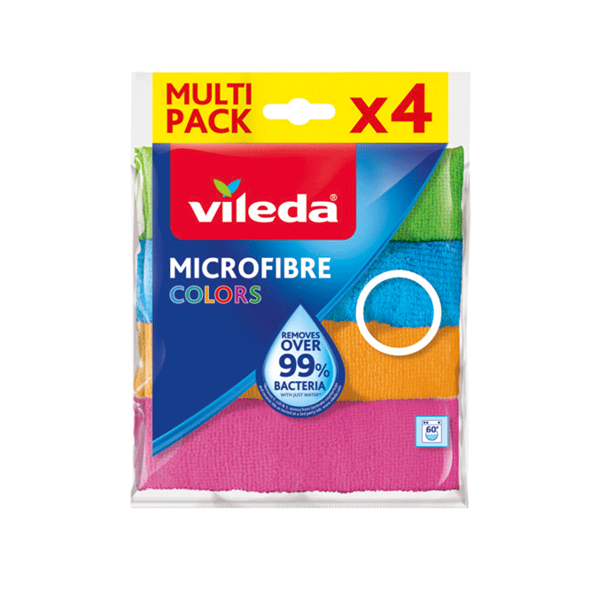 Vhbw Lingette de nettoyage microfibre compatible avec Vileda