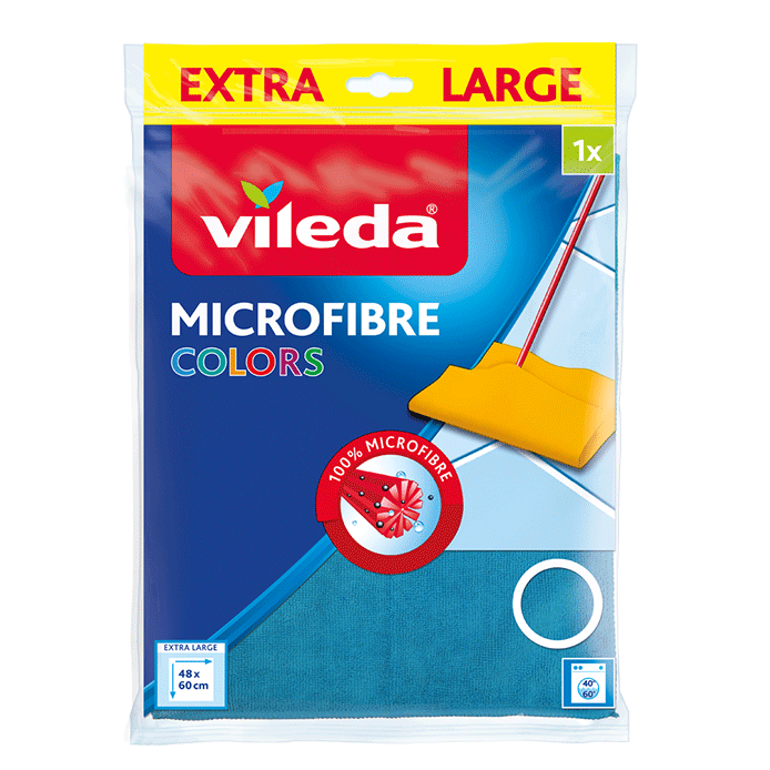Microfibre floor cloth single pack - Superior cleaning and maximum