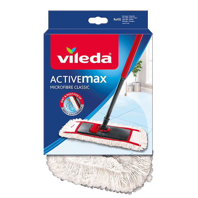 breedte Vlak Samengroeiing ActiveMax Microfibre Classic Refill | Vileda Middle East & Africa